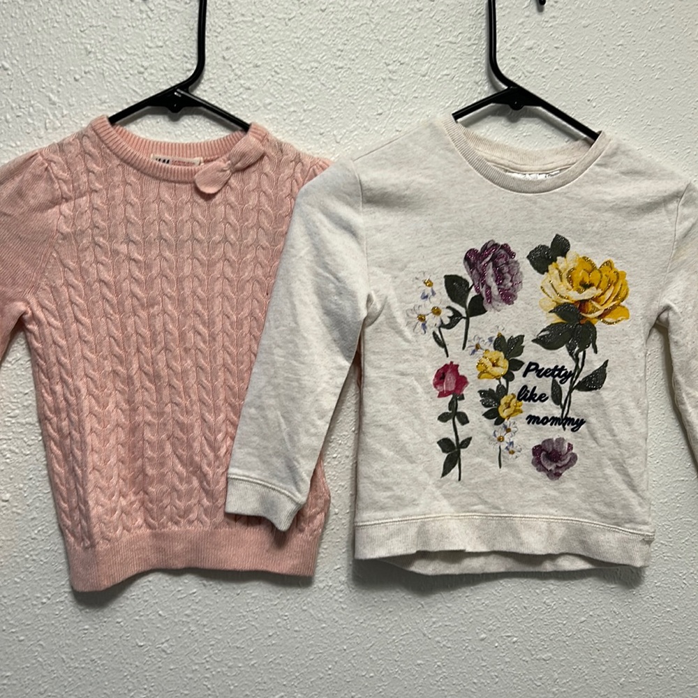 H&M girl sweaters